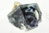 Cubic Fluorite Crystal with Phantoms - Yaogangxian Mine #215773-1